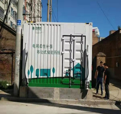 Movable Prefabricated Cabin Energy Storage System With Hydraulic Lifting System